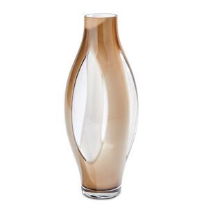 Global Views Fly Through Glass Vase Topaz Medium - NEW $399